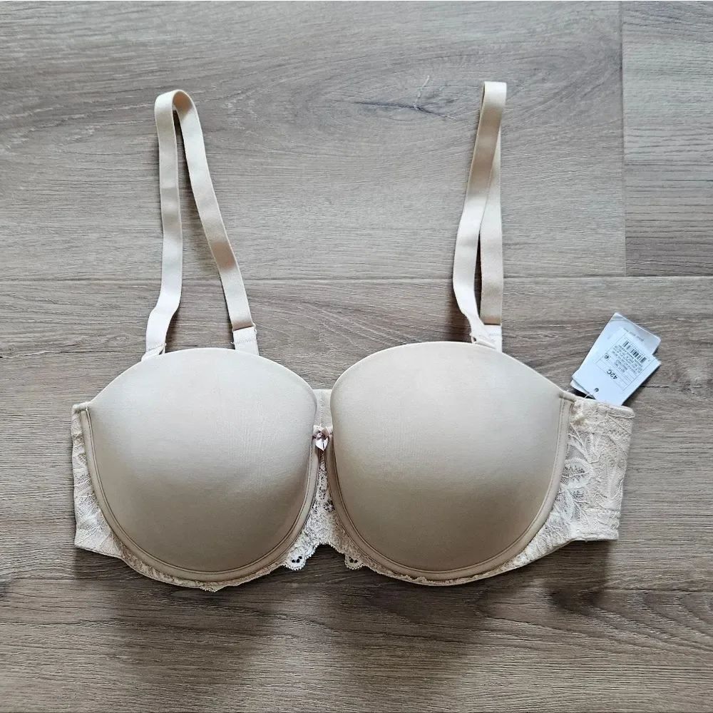 Auden Women's Beige Bra Size 42C